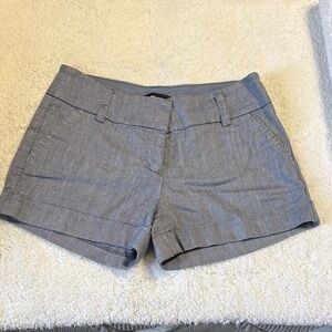 Express Women's Light Gray Tailored Bermuda Shorts